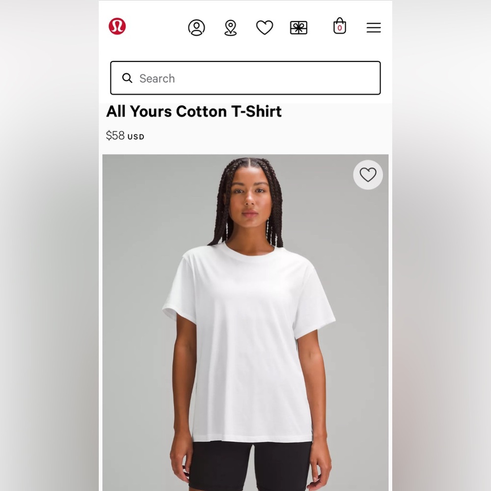NWT lululemon All Yours T-Shirt size 12